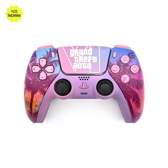 Sony DualSense GTA VI Temalı Custom PS5 Oyun Kolu